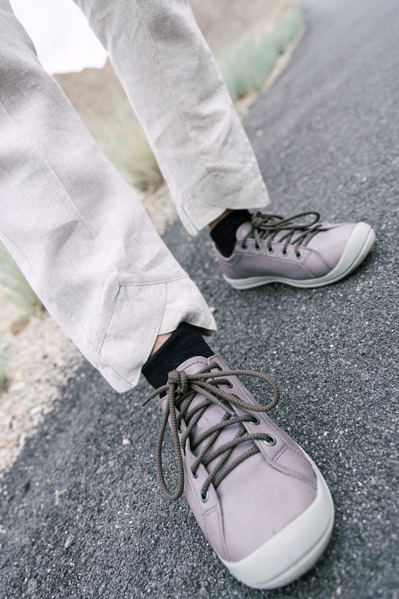 Pin tucks trouser - Chi Linen