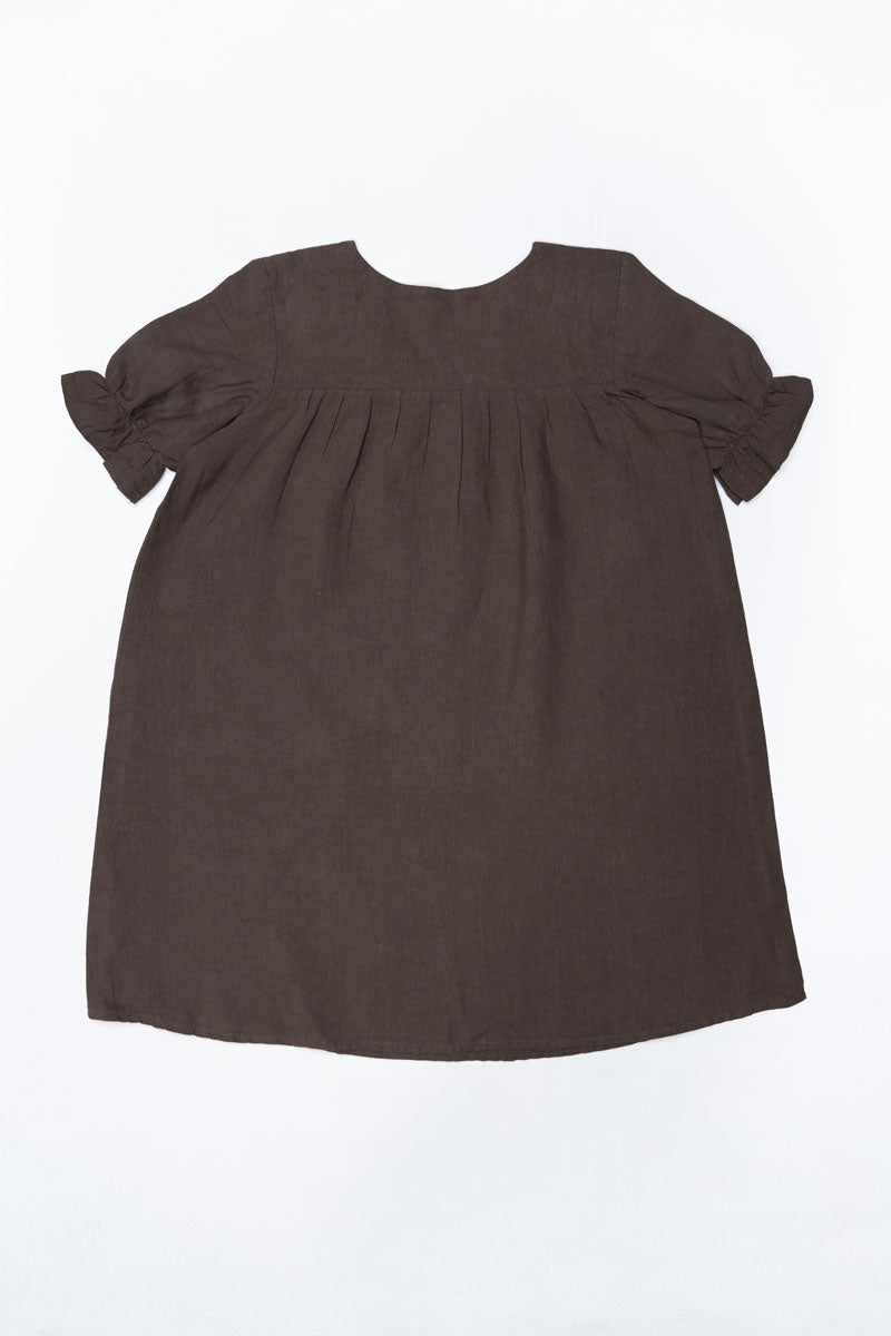 Front drawstring frock - Chi Linen