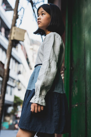 Trio flared frock - Chi Linen