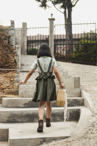 Suspender frock - Chi Linen