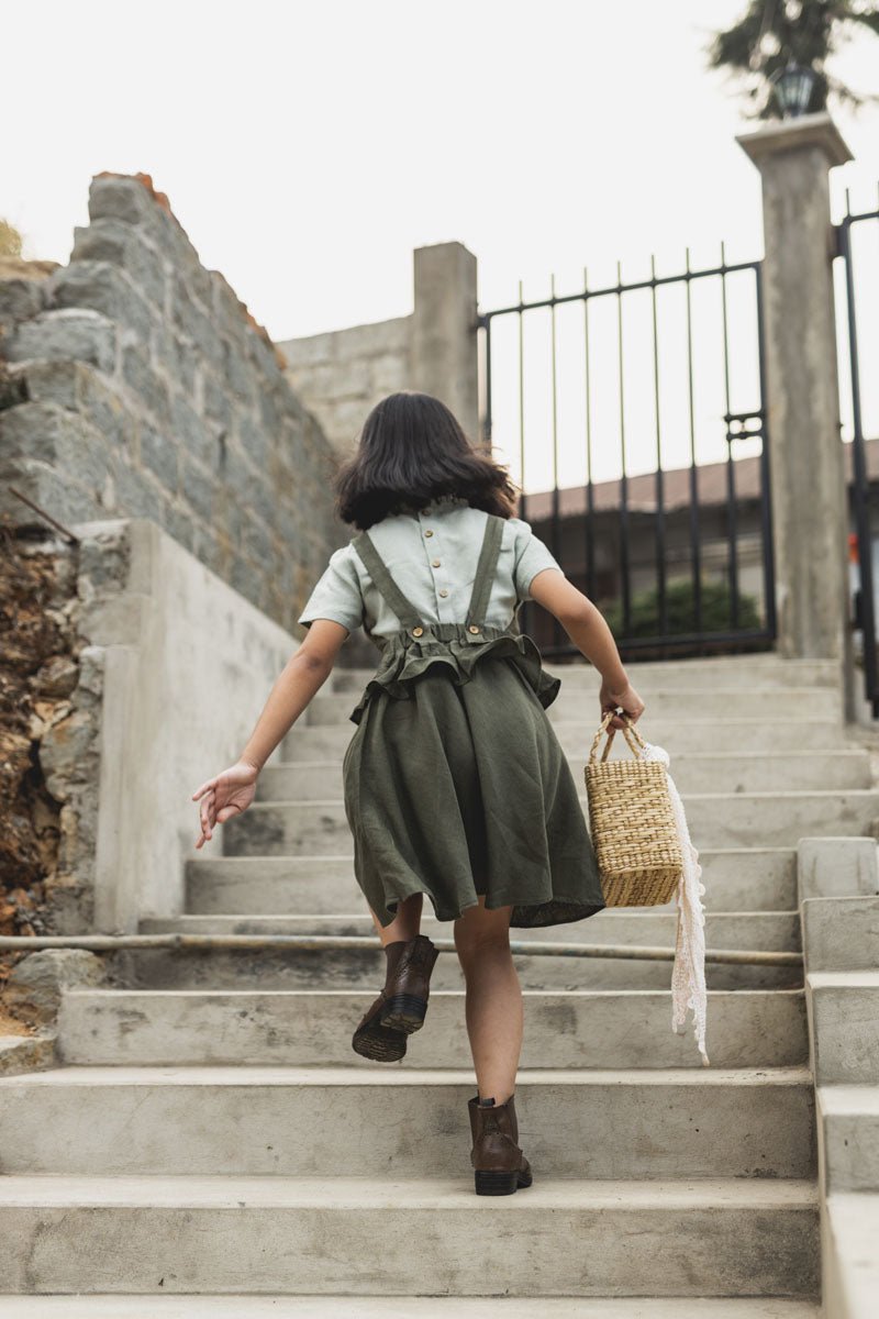 Suspender frock - Chi Linen