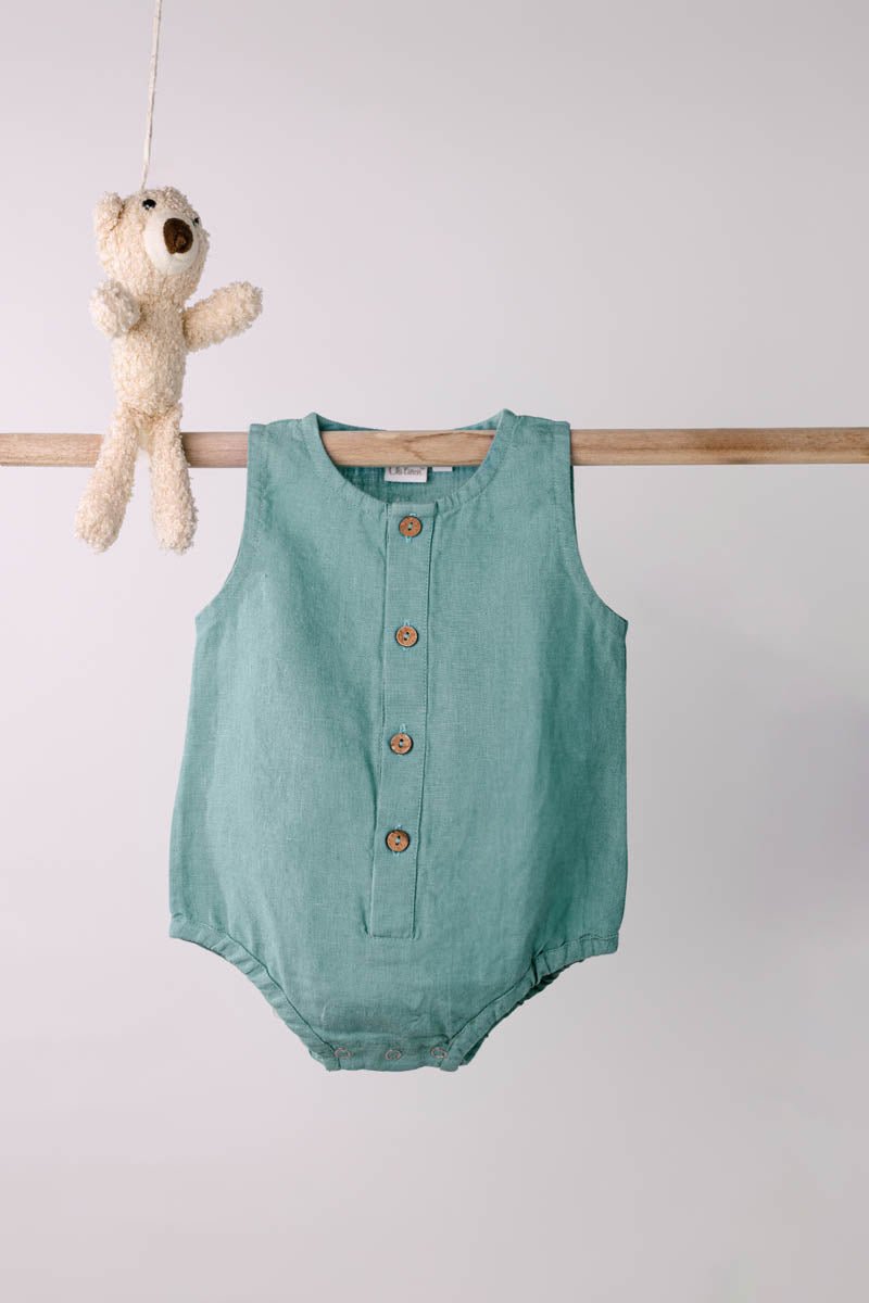 Rompers with Hat - Chi Linen