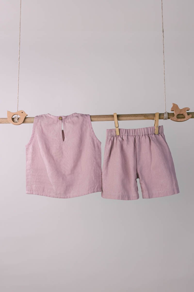 Princess-line Toddler co-ords Set - Chi Linen
