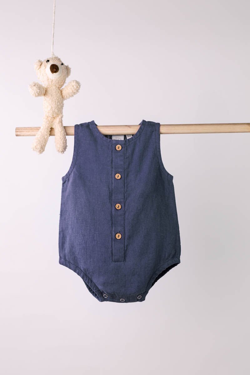 Rompers with Hat - Chi Linen