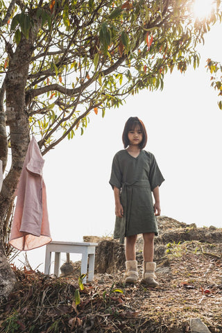 Kimono frock - Chi Linen