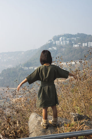 Kimono frock - Chi Linen
