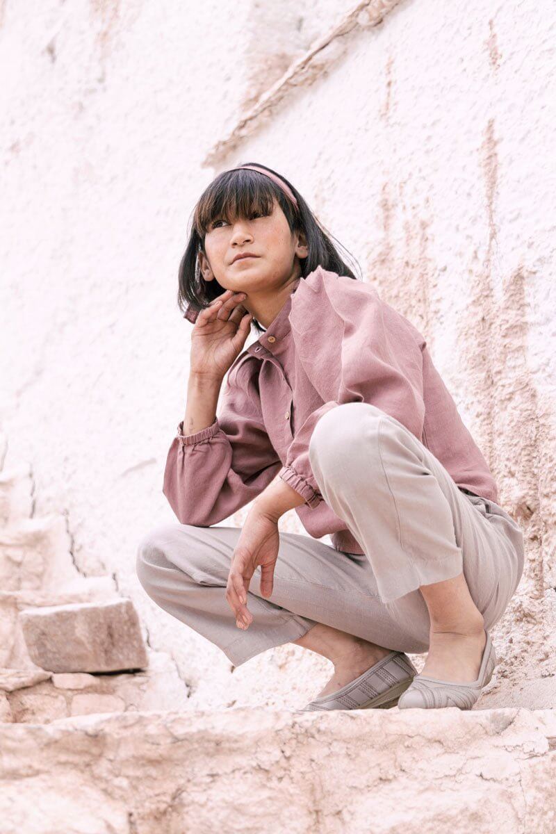 Drawstring trouser - Chi Linen