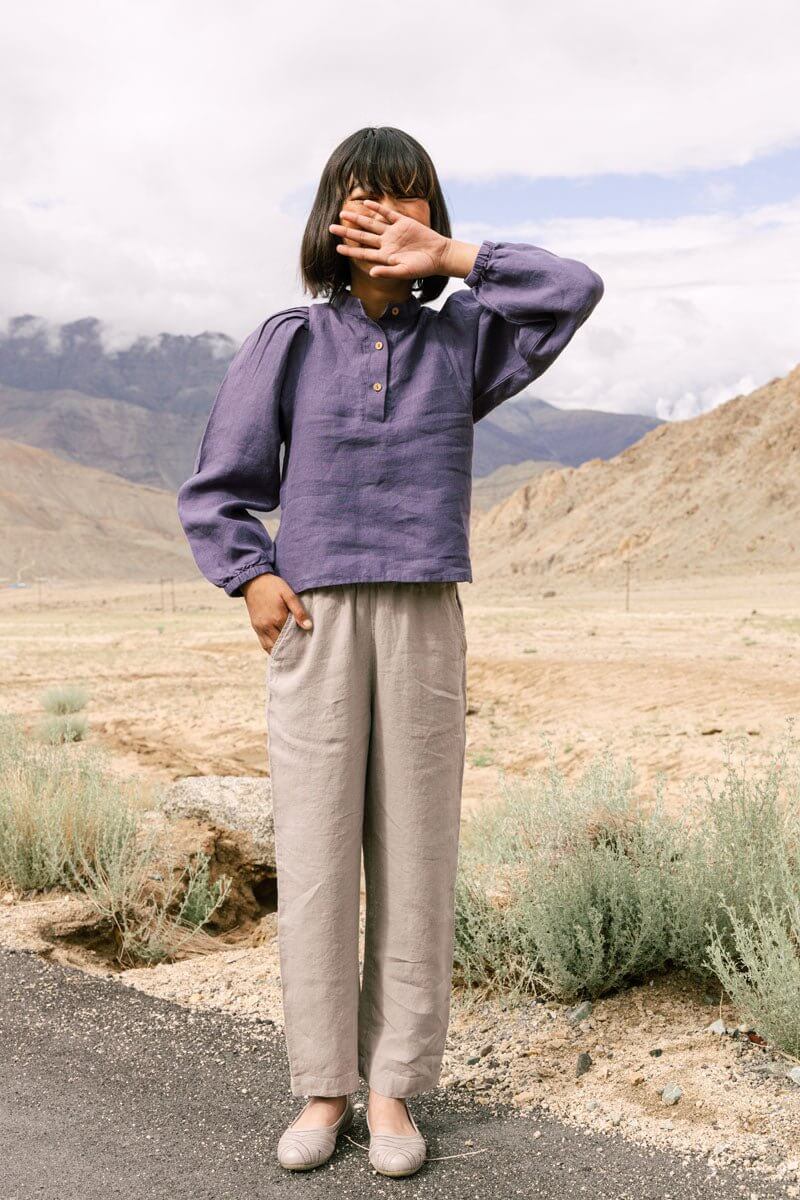 Drawstring trouser - Chi Linen