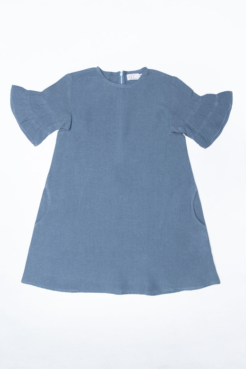 Layered Sleeves Frock - Chi Linen