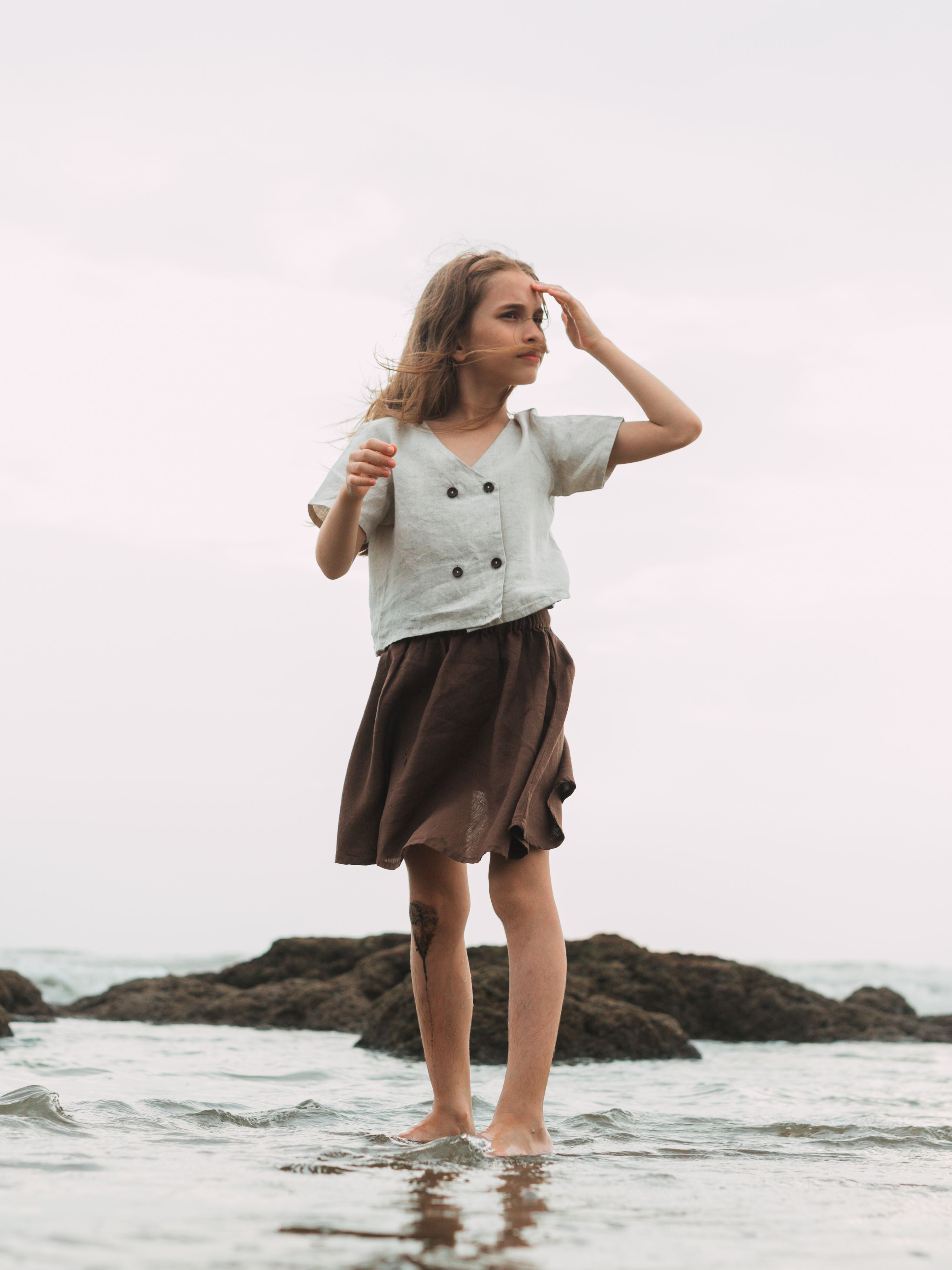 Linen Skirt - Chi Linen