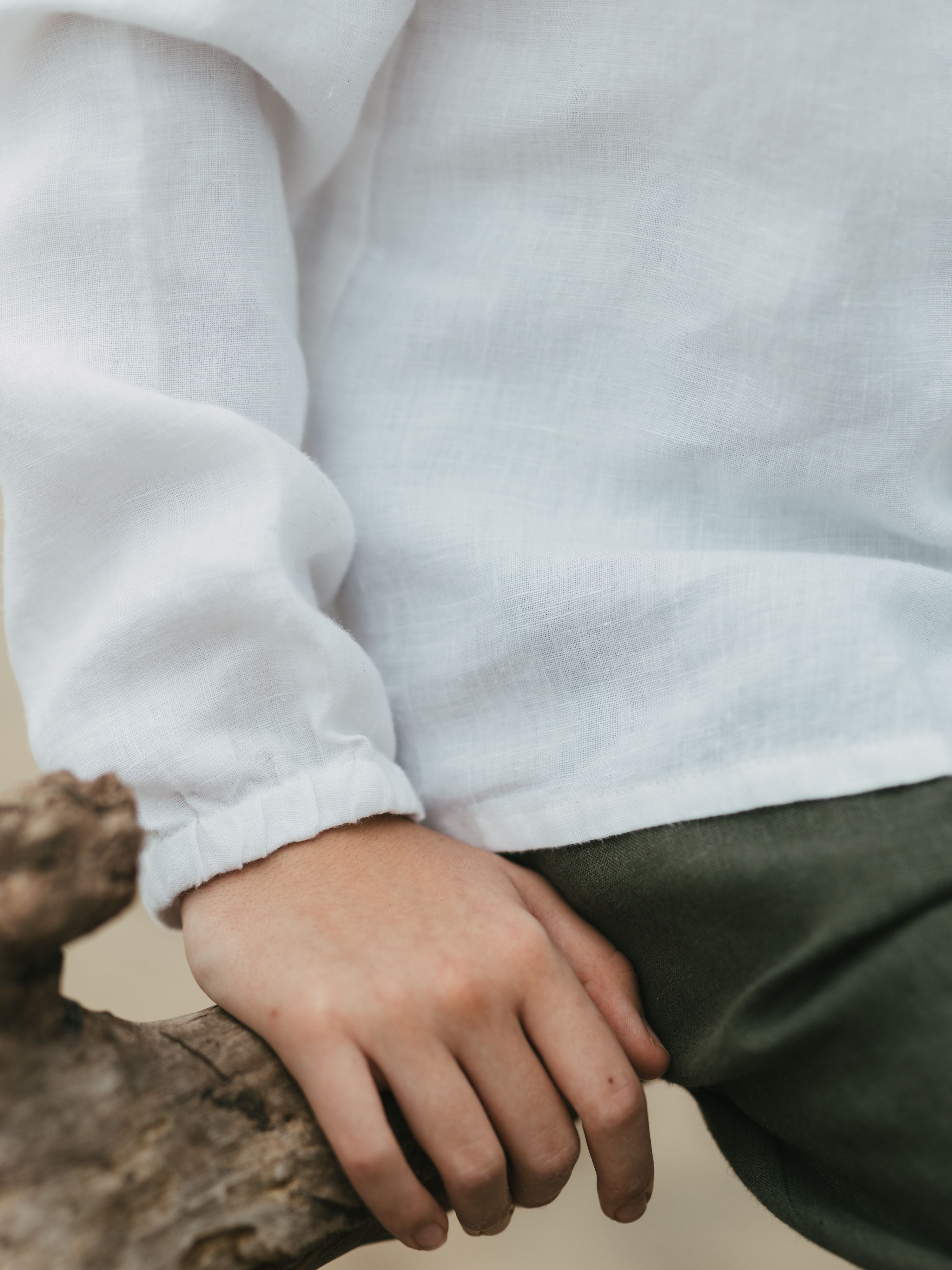 Long Sleeve Linen Shirt - Chi Linen