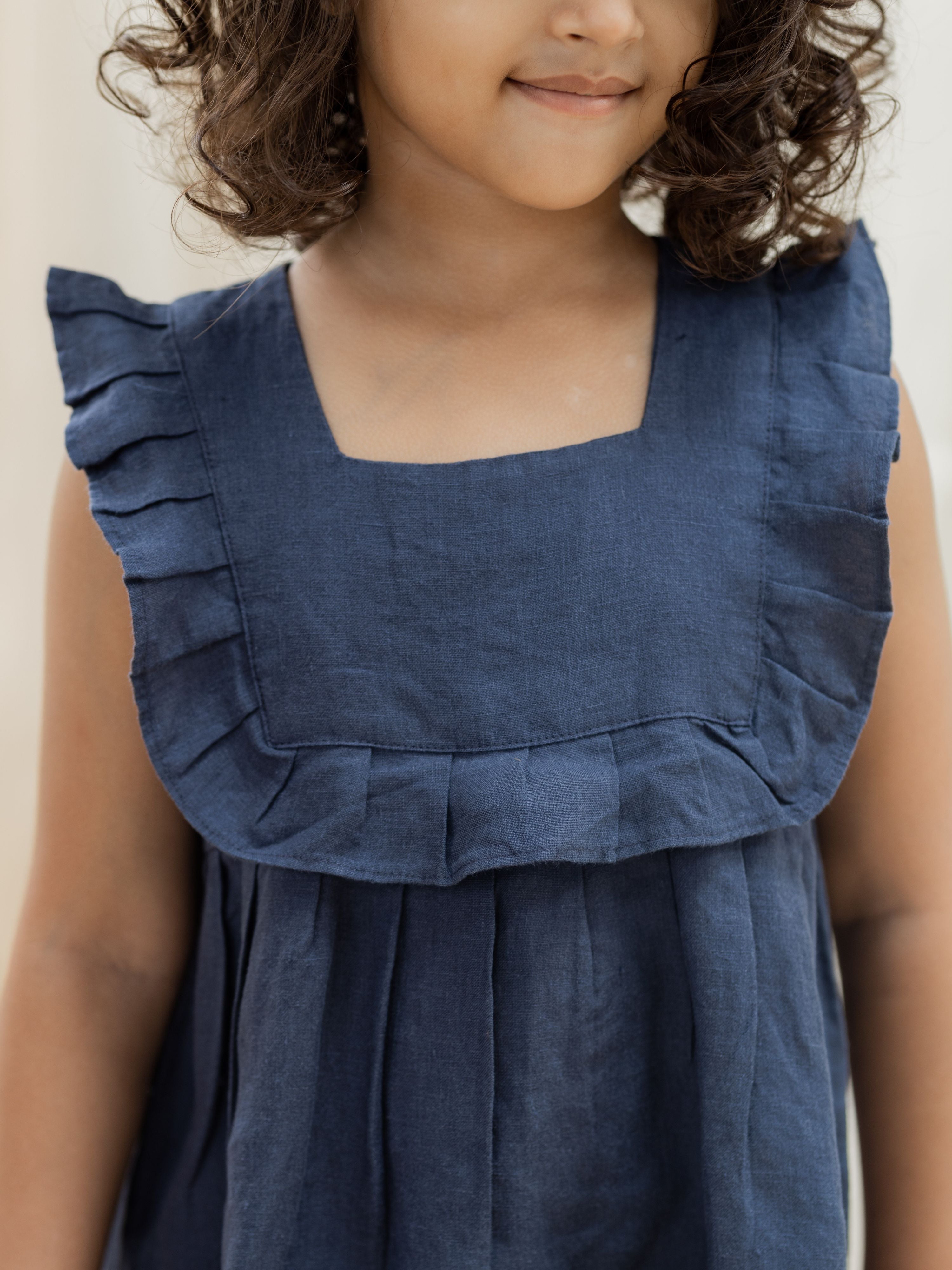 Ruffle Frock - Chi Linen