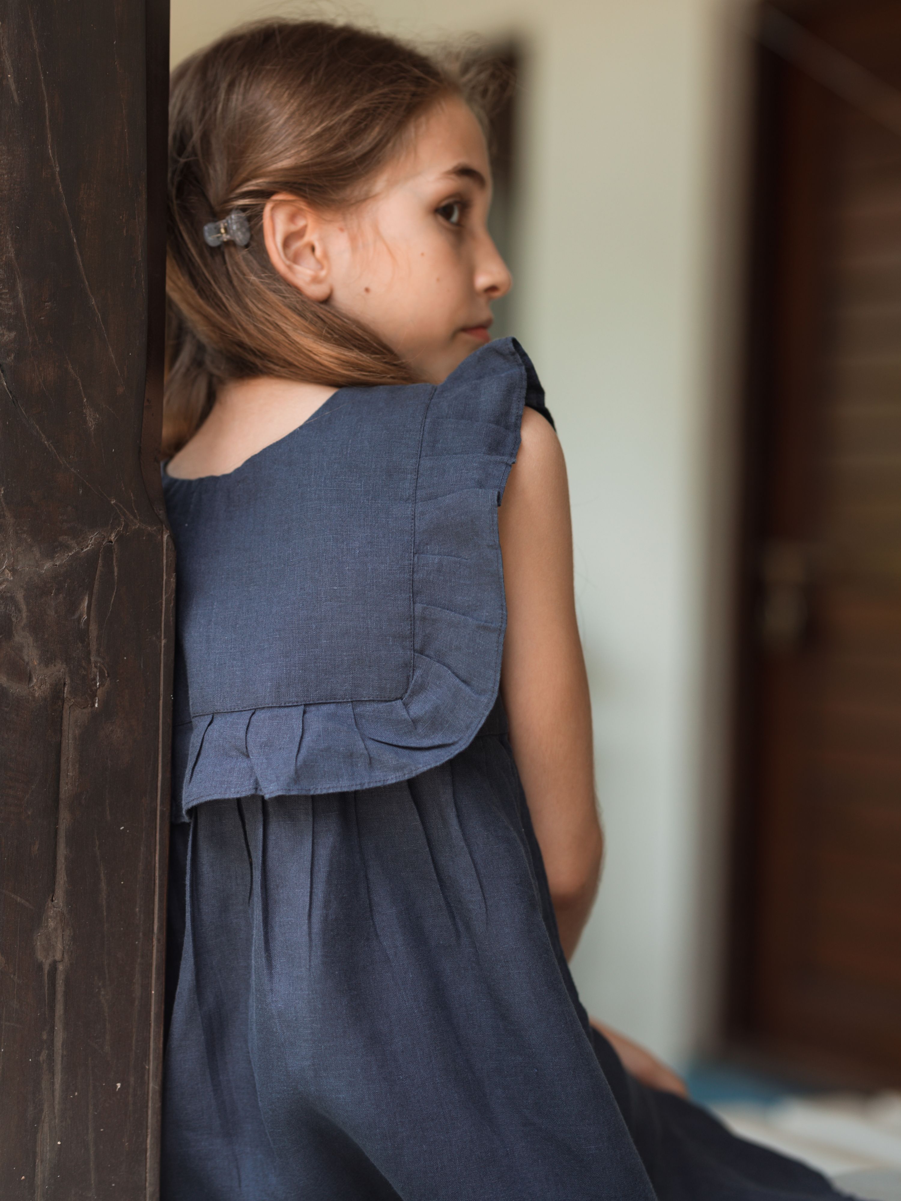 Ruffle Frock - Chi Linen