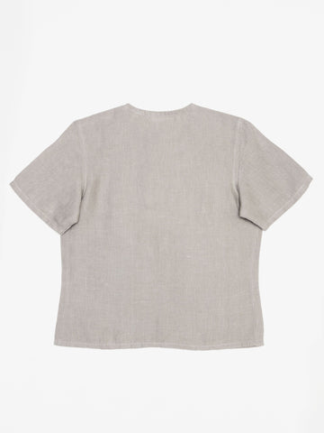 Short Sleeve Linen Shirt - Chi Linen