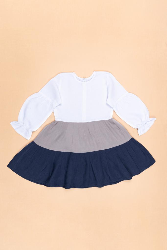 Trio flared frock - Chi Linen
