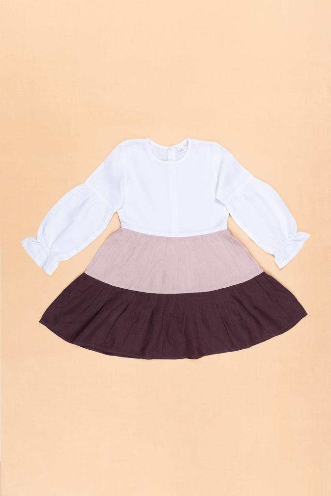 Trio flared frock - Chi Linen